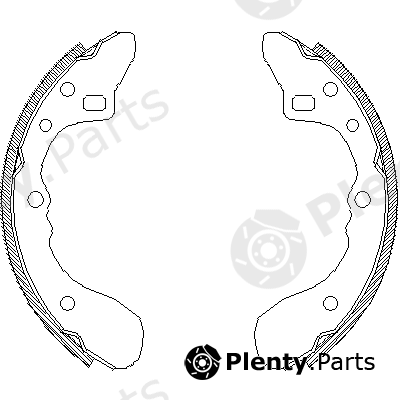  ROADHOUSE part 4154.00 (415400) Brake Shoe Set