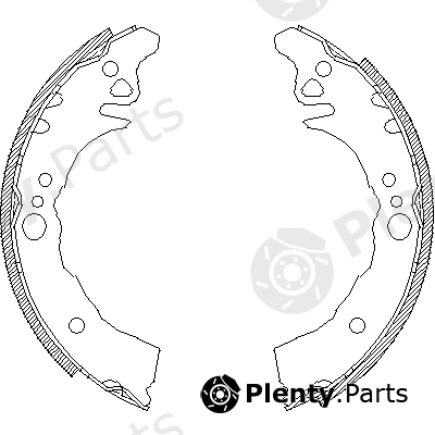  ROADHOUSE part 4160.00 (416000) Brake Shoe Set