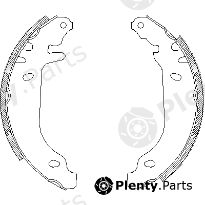  ROADHOUSE part 4169.00 (416900) Brake Shoe Set