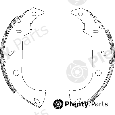  ROADHOUSE part 4180.00 (418000) Brake Shoe Set