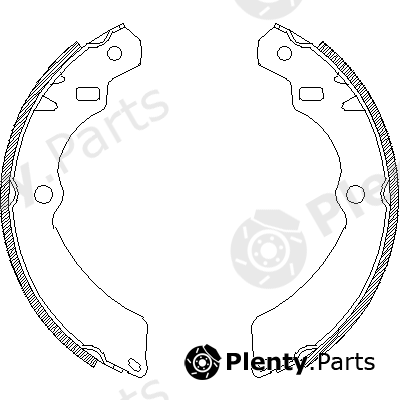  ROADHOUSE part 4196.00 (419600) Brake Shoe Set