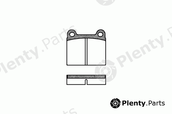  ROADHOUSE part 2006.00 (200600) Brake Pad Set, disc brake