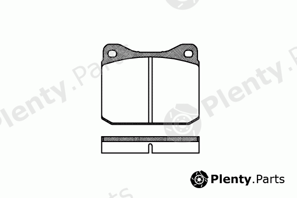  ROADHOUSE part 2010.10 (201010) Brake Pad Set, disc brake