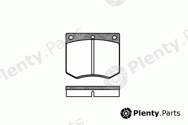 ROADHOUSE part 2063.00 (206300) Brake Pad Set, disc brake