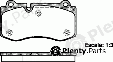  ROADHOUSE part 21202.00 (2120200) Brake Pad Set, disc brake