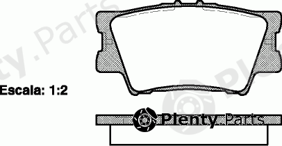  ROADHOUSE part 21231.00 (2123100) Brake Pad Set, disc brake