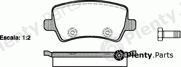  ROADHOUSE part 21236.00 (2123600) Brake Pad Set, disc brake