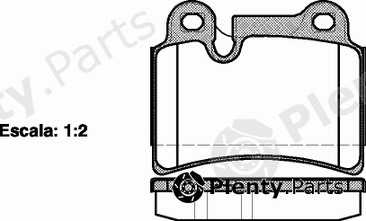  ROADHOUSE part 21240.00 (2124000) Brake Pad Set, disc brake