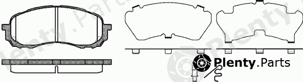  ROADHOUSE part 21081.11 (2108111) Brake Pad Set, disc brake