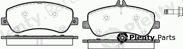  ROADHOUSE part 21377.00 (2137700) Brake Pad Set, disc brake