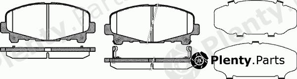  ROADHOUSE part 21390.02 (2139002) Brake Pad Set, disc brake