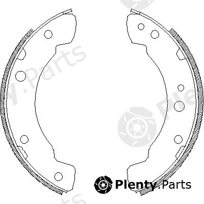  ROADHOUSE part 4211.00 (421100) Brake Shoe Set