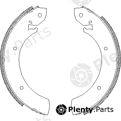  ROADHOUSE part 4250.00 (425000) Brake Shoe Set
