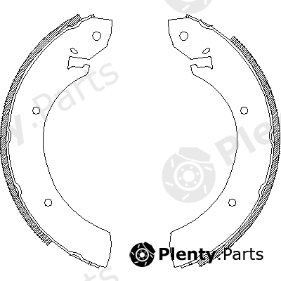  ROADHOUSE part 4250.01 (425001) Brake Shoe Set