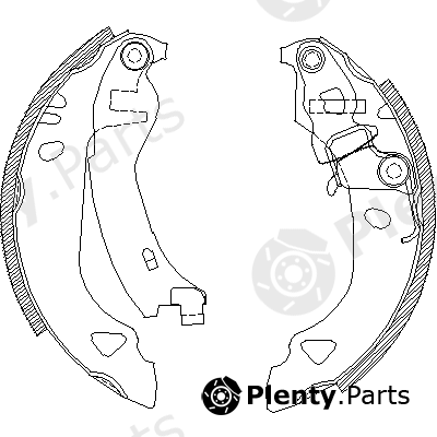  ROADHOUSE part 4302.00 (430200) Brake Shoe Set