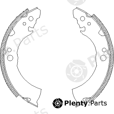  ROADHOUSE part 4331.00 (433100) Brake Shoe Set