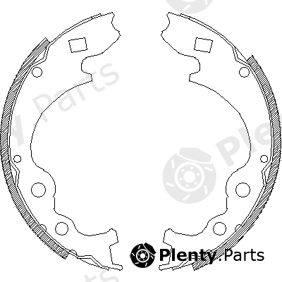  ROADHOUSE part 4364.00 (436400) Brake Shoe Set