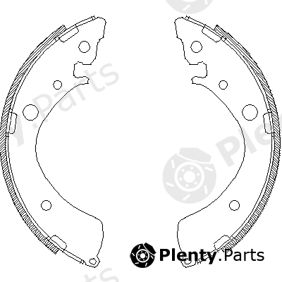  ROADHOUSE part 4367.01 (436701) Brake Shoe Set