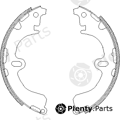  ROADHOUSE part 4380.00 (438000) Brake Shoe Set