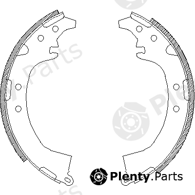  ROADHOUSE part 4387.00 (438700) Brake Shoe Set