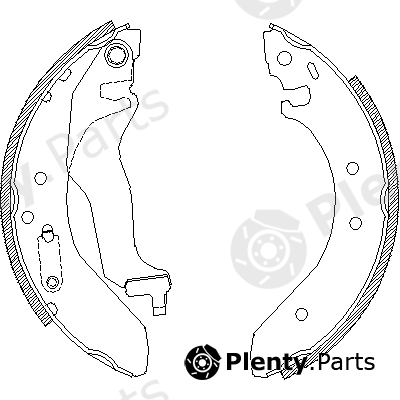  ROADHOUSE part 4400.00 (440000) Brake Shoe Set