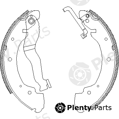  ROADHOUSE part 4402.00 (440200) Brake Shoe Set