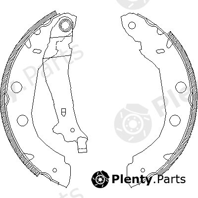  ROADHOUSE part 4415.00 (441500) Brake Shoe Set
