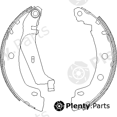  ROADHOUSE part 4416.01 (441601) Brake Shoe Set
