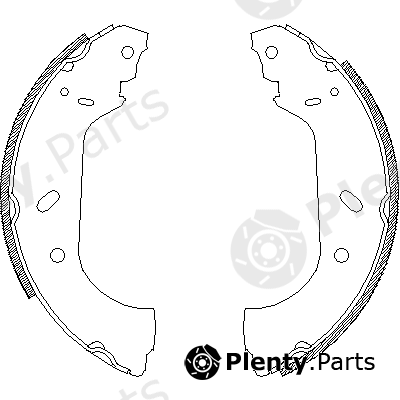  ROADHOUSE part 4417.00 (441700) Brake Shoe Set