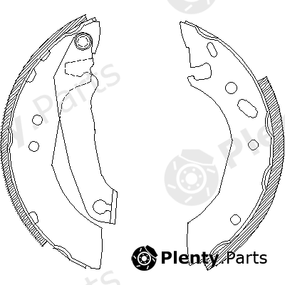  ROADHOUSE part 4507.00 (450700) Brake Shoe Set