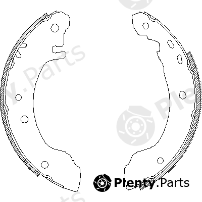  ROADHOUSE part 4508.00 (450800) Brake Shoe Set