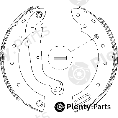  ROADHOUSE part 4513.00 (451300) Brake Shoe Set