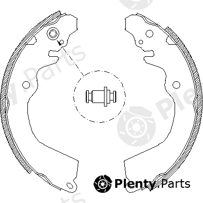  ROADHOUSE part 4646.00 (464600) Brake Shoe Set