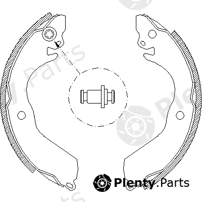  ROADHOUSE part 4647.00 (464700) Brake Shoe Set