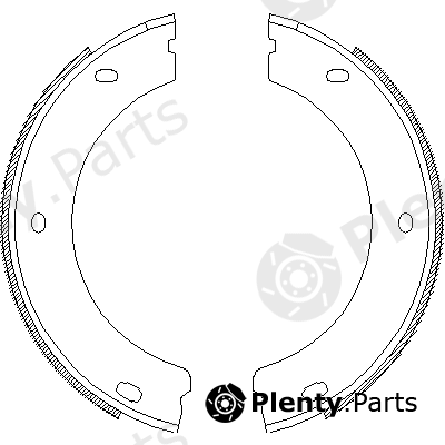  ROADHOUSE part 4652.00 (465200) Brake Shoe Set, parking brake