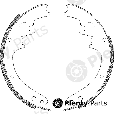  ROADHOUSE part 4656.00 (465600) Brake Shoe Set