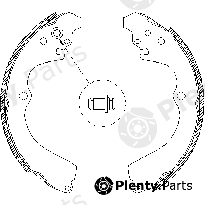 ROADHOUSE part 4663.00 (466300) Brake Shoe Set