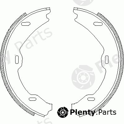  ROADHOUSE part 4706.01 (470601) Brake Shoe Set, parking brake