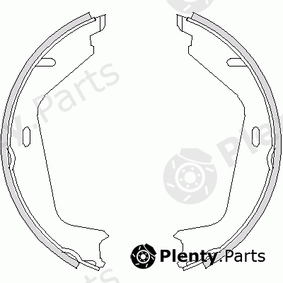  ROADHOUSE part 4726.00 (472600) Brake Shoe Set, parking brake