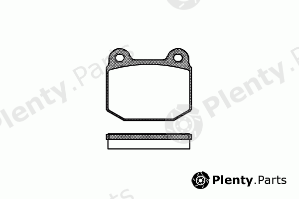  REMSA part 0014.20 (001420) Brake Pad Set, disc brake