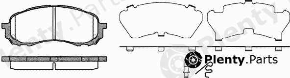  REMSA part 1081.11 (108111) Brake Pad Set, disc brake
