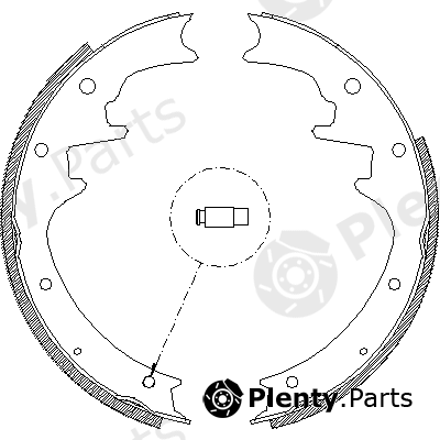  REMSA part 4423.00 (442300) Brake Shoe Set
