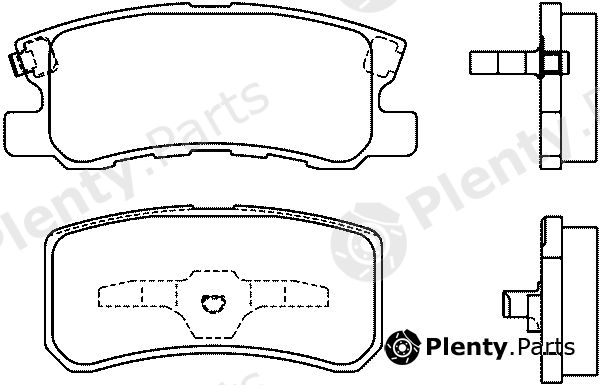  PAGID part T1276 Brake Pad Set, disc brake
