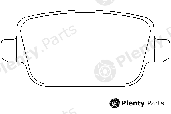  PAGID part T1696 Brake Pad Set, disc brake