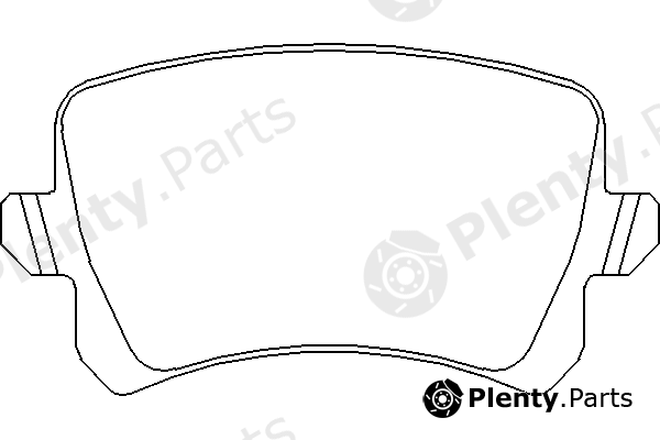  PAGID part T1699 Brake Pad Set, disc brake