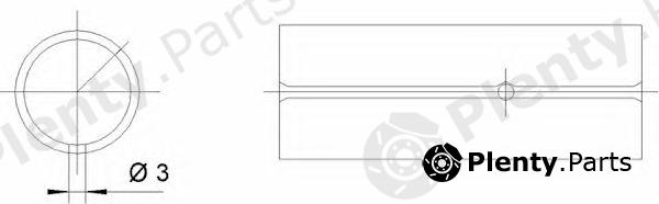  GLYCO part 55-3698SEMI (553698SEMI) Small End Bushes, connecting rod