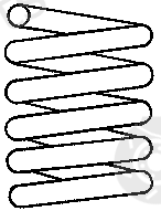  BOGE part 81-655-5 (816555) Coil Spring