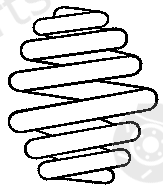  BOGE part 81-383-5 (813835) Coil Spring