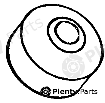  BOGE part 87-282-A (87282A) Mounting, automatic transmission; Mounting, manual transmission