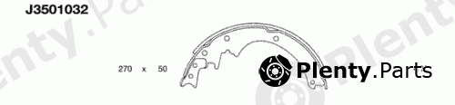  NIPPARTS part J3501032 Brake Shoe Set